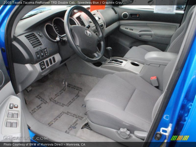  2005 Tacoma PreRunner TRD Double Cab Graphite Gray Interior