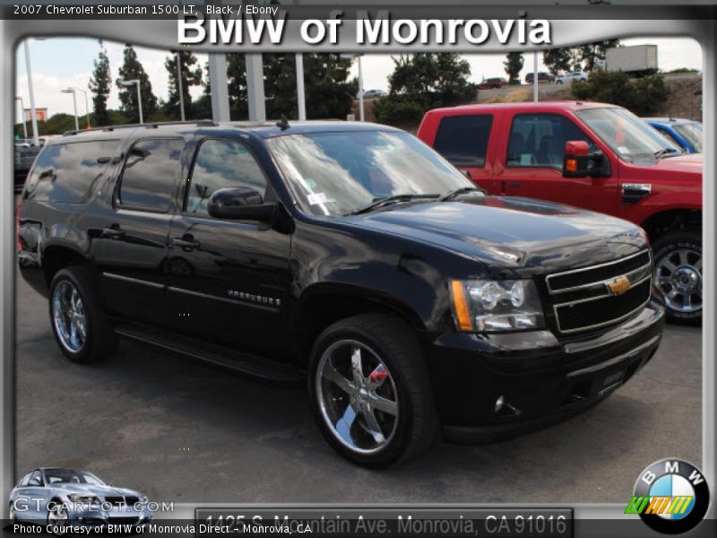 Black / Ebony 2007 Chevrolet Suburban 1500 LT