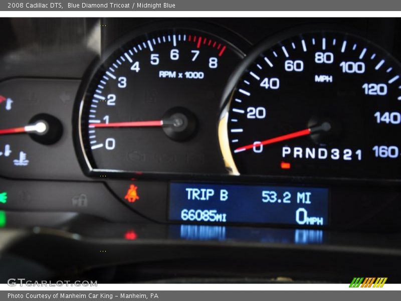 Blue Diamond Tricoat / Midnight Blue 2008 Cadillac DTS