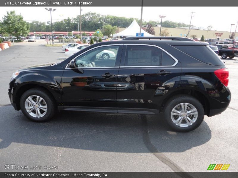 Black / Jet Black 2011 Chevrolet Equinox LT AWD