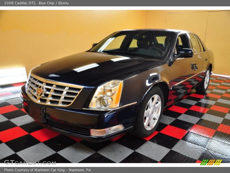 Blue Chip / Ebony 2008 Cadillac DTS