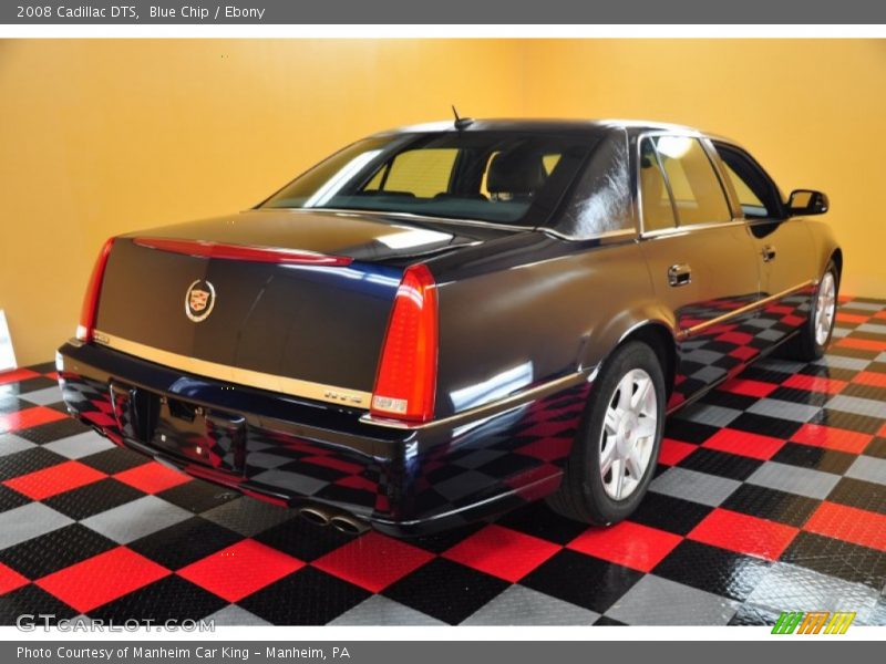 Blue Chip / Ebony 2008 Cadillac DTS