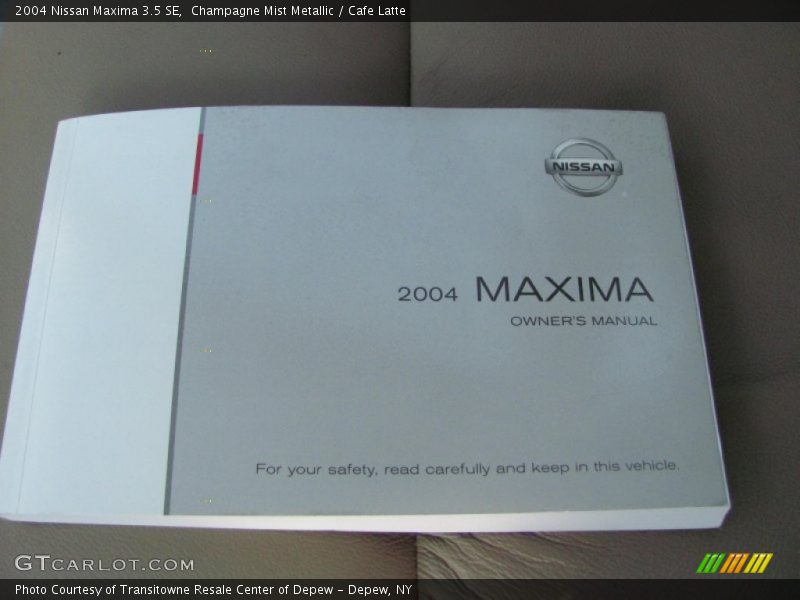Champagne Mist Metallic / Cafe Latte 2004 Nissan Maxima 3.5 SE