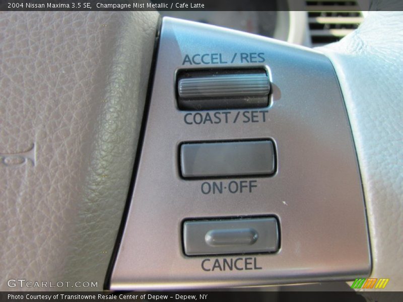 Champagne Mist Metallic / Cafe Latte 2004 Nissan Maxima 3.5 SE