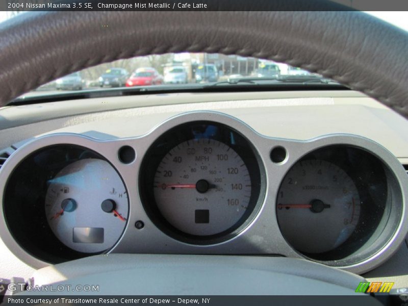 Champagne Mist Metallic / Cafe Latte 2004 Nissan Maxima 3.5 SE