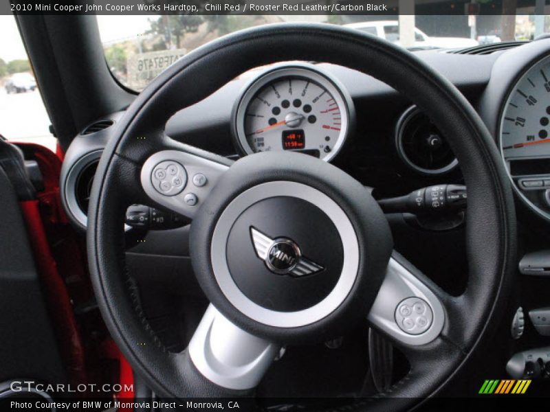 Chili Red / Rooster Red Leather/Carbon Black 2010 Mini Cooper John Cooper Works Hardtop