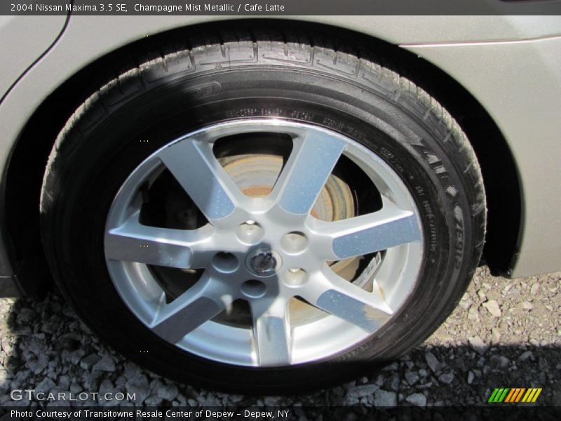 Champagne Mist Metallic / Cafe Latte 2004 Nissan Maxima 3.5 SE