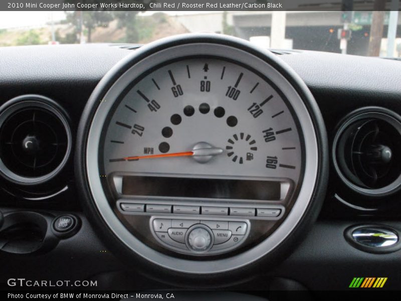 Chili Red / Rooster Red Leather/Carbon Black 2010 Mini Cooper John Cooper Works Hardtop