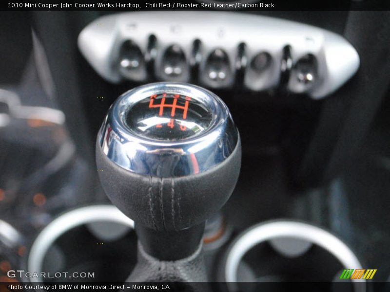 Chili Red / Rooster Red Leather/Carbon Black 2010 Mini Cooper John Cooper Works Hardtop