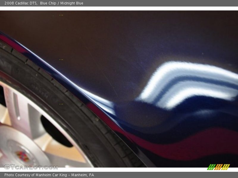 Blue Chip / Midnight Blue 2008 Cadillac DTS