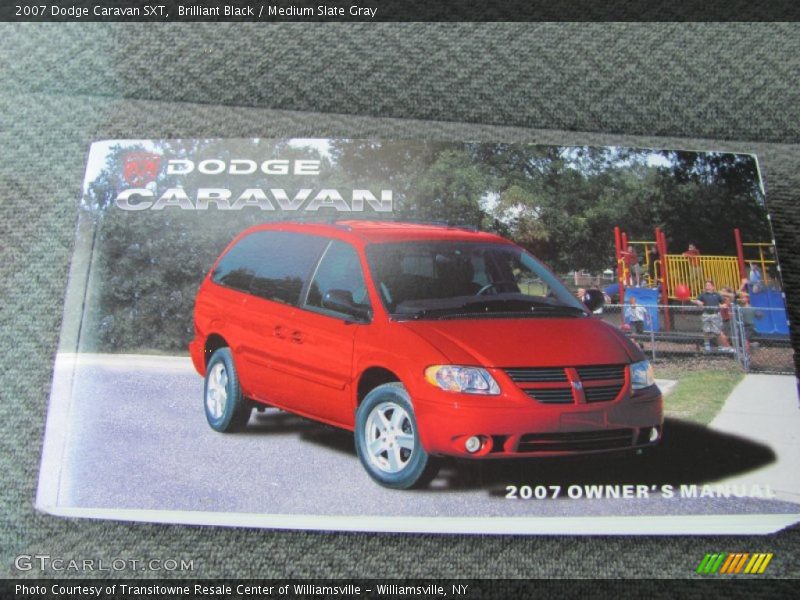 Brilliant Black / Medium Slate Gray 2007 Dodge Caravan SXT