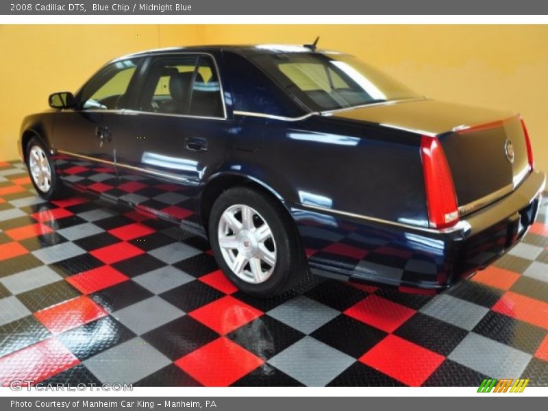 Blue Chip / Midnight Blue 2008 Cadillac DTS
