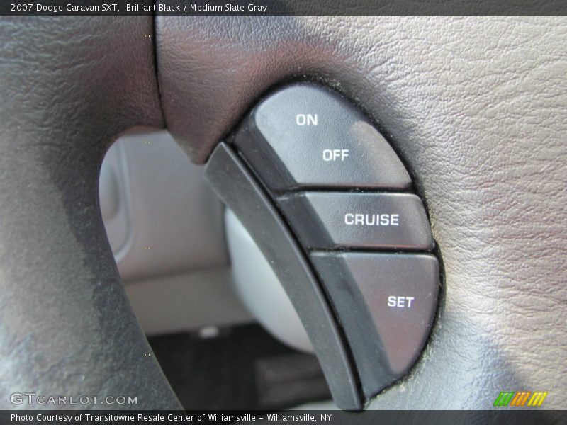Brilliant Black / Medium Slate Gray 2007 Dodge Caravan SXT