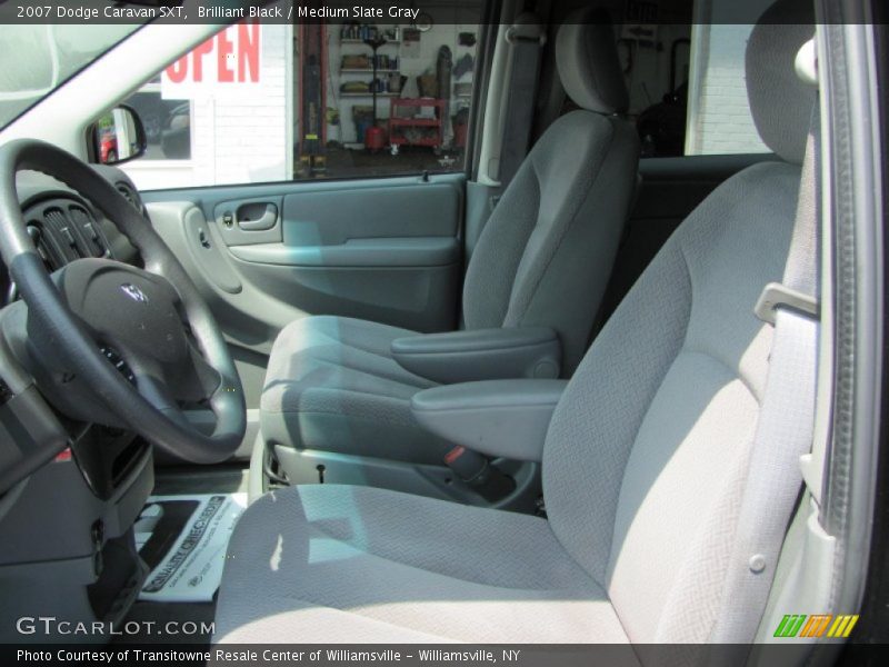 Brilliant Black / Medium Slate Gray 2007 Dodge Caravan SXT
