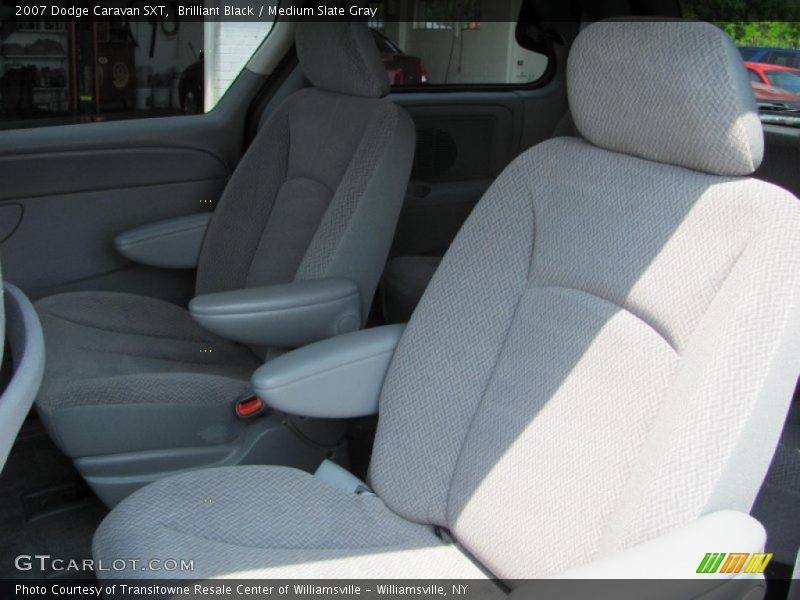 Brilliant Black / Medium Slate Gray 2007 Dodge Caravan SXT
