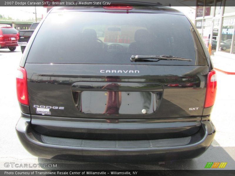 Brilliant Black / Medium Slate Gray 2007 Dodge Caravan SXT
