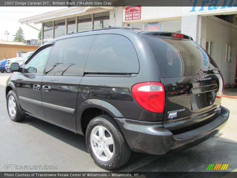 Brilliant Black / Medium Slate Gray 2007 Dodge Caravan SXT