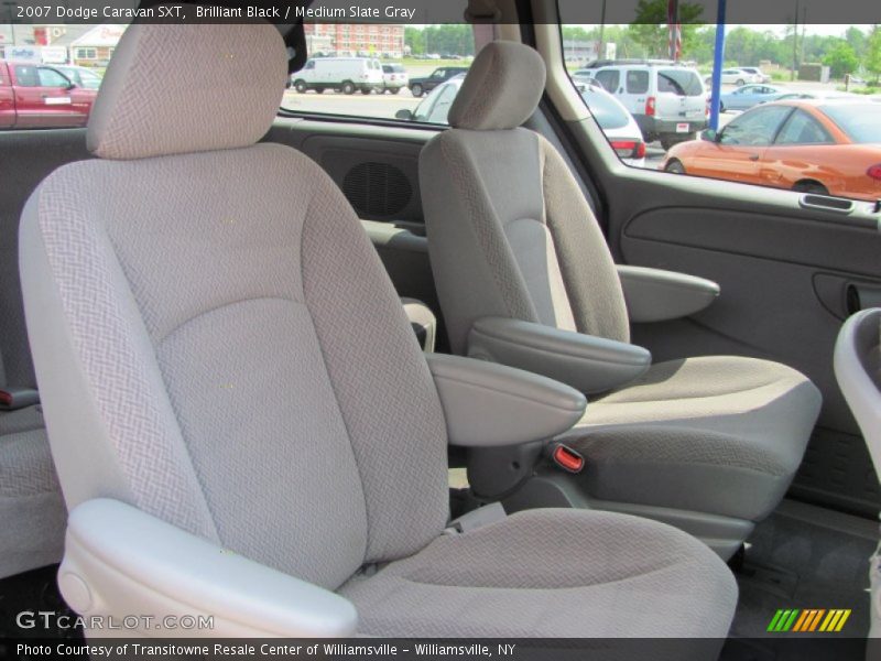 Brilliant Black / Medium Slate Gray 2007 Dodge Caravan SXT
