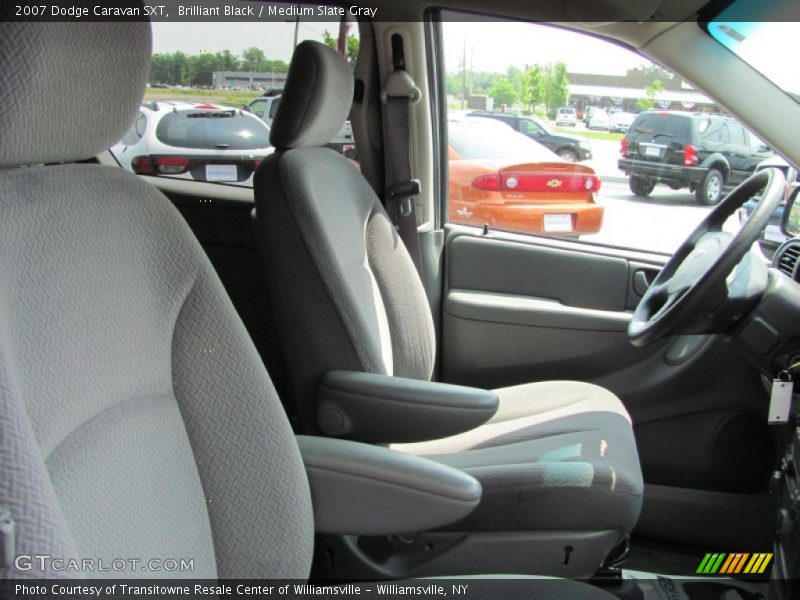 Brilliant Black / Medium Slate Gray 2007 Dodge Caravan SXT