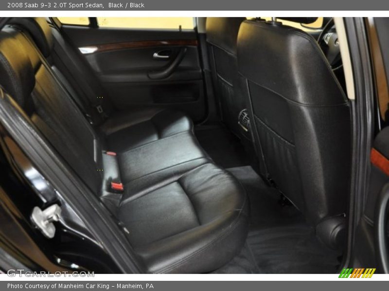 Black / Black 2008 Saab 9-3 2.0T Sport Sedan