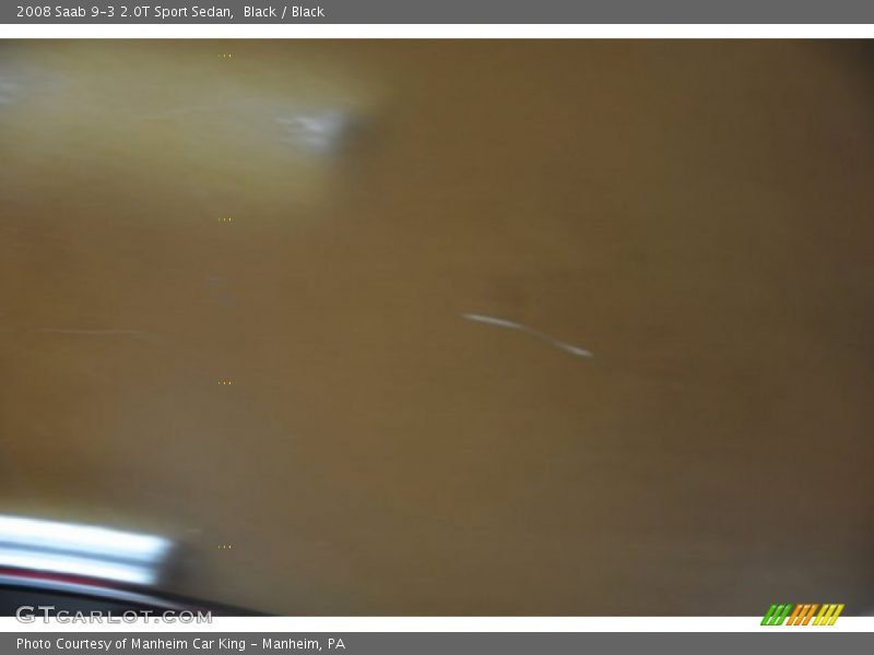 Black / Black 2008 Saab 9-3 2.0T Sport Sedan