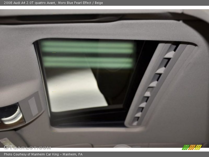 Moro Blue Pearl Effect / Beige 2008 Audi A4 2.0T quattro Avant