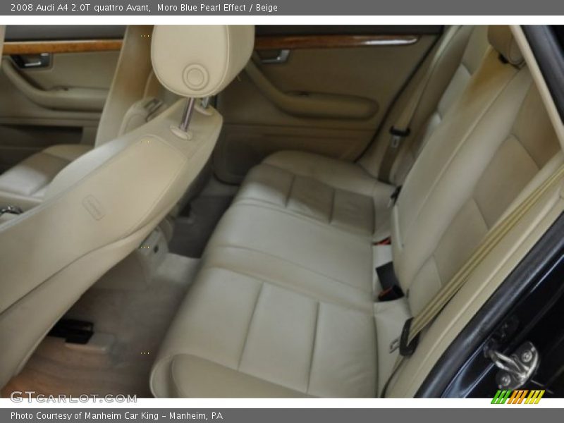 Moro Blue Pearl Effect / Beige 2008 Audi A4 2.0T quattro Avant