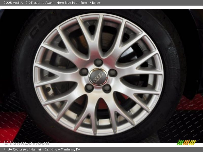 Moro Blue Pearl Effect / Beige 2008 Audi A4 2.0T quattro Avant