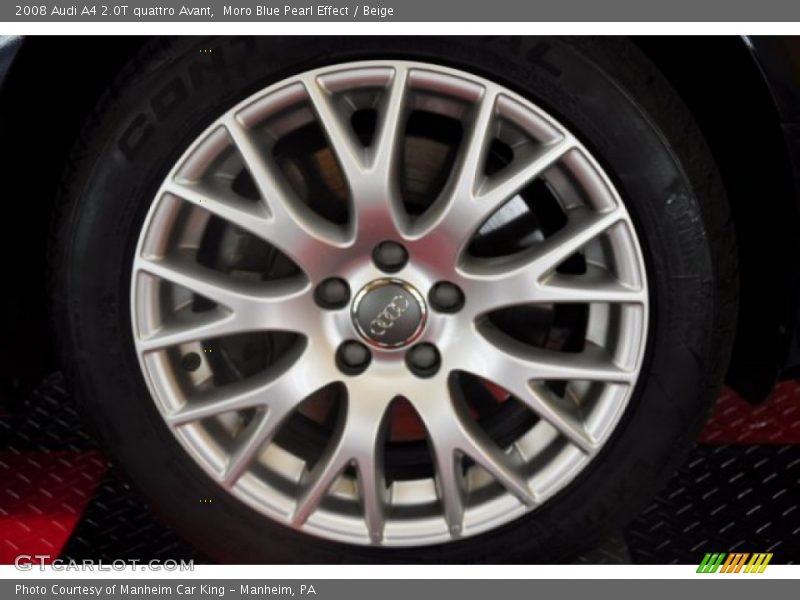 Moro Blue Pearl Effect / Beige 2008 Audi A4 2.0T quattro Avant
