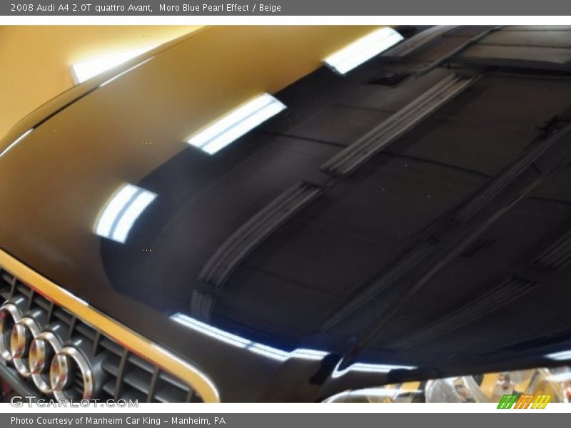 Moro Blue Pearl Effect / Beige 2008 Audi A4 2.0T quattro Avant