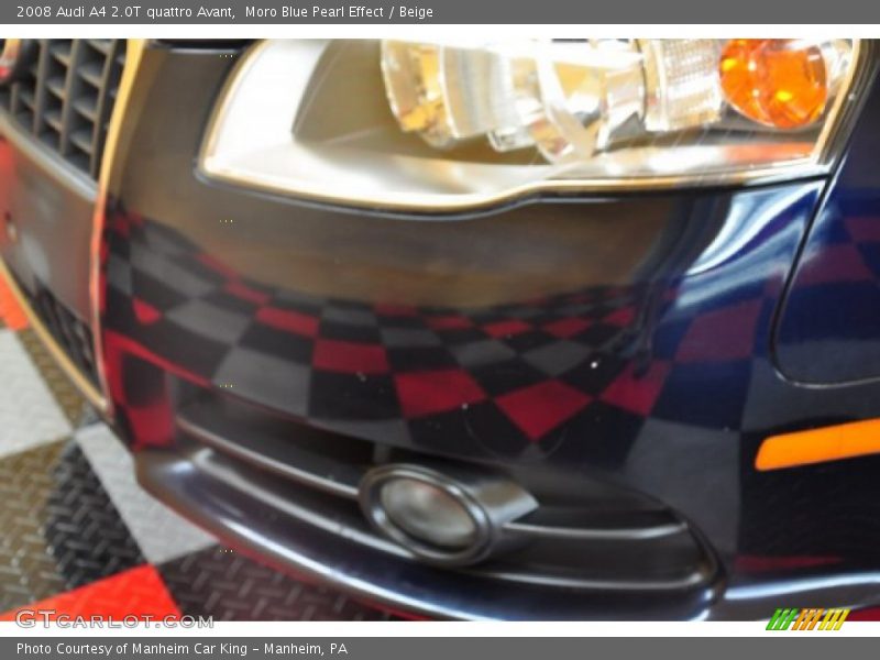 Moro Blue Pearl Effect / Beige 2008 Audi A4 2.0T quattro Avant