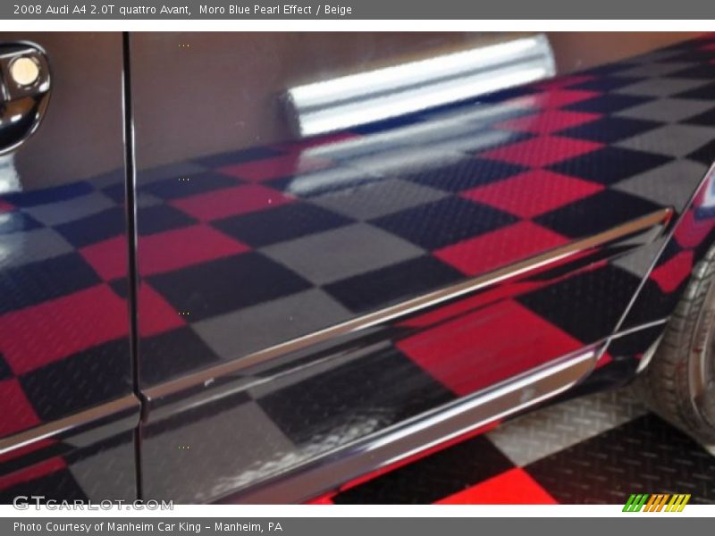 Moro Blue Pearl Effect / Beige 2008 Audi A4 2.0T quattro Avant