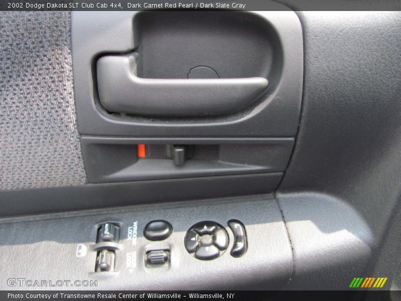 Dark Garnet Red Pearl / Dark Slate Gray 2002 Dodge Dakota SLT Club Cab 4x4