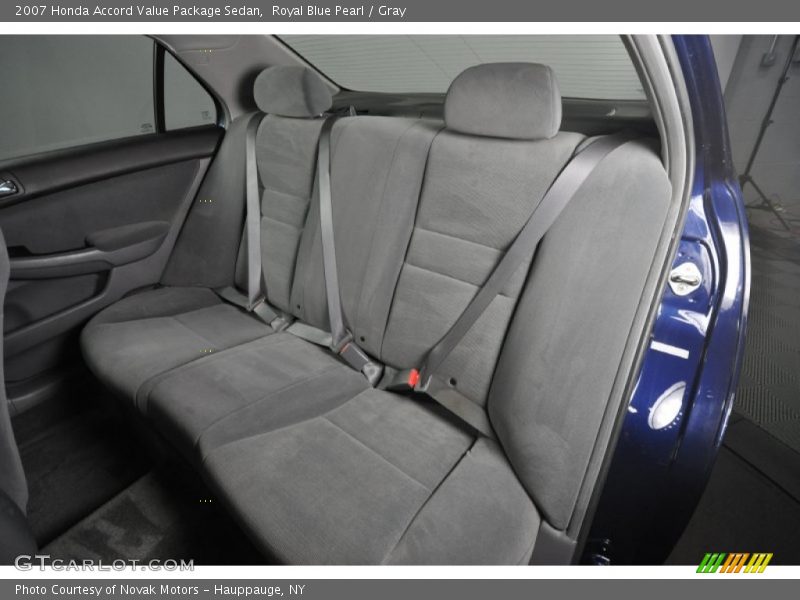 Royal Blue Pearl / Gray 2007 Honda Accord Value Package Sedan