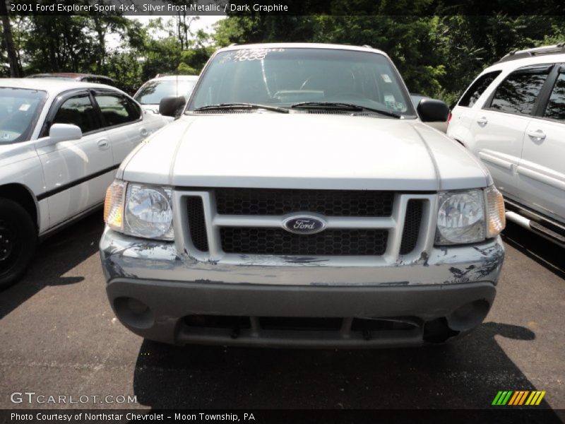 Silver Frost Metallic / Dark Graphite 2001 Ford Explorer Sport 4x4