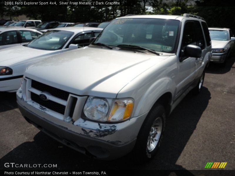 Silver Frost Metallic / Dark Graphite 2001 Ford Explorer Sport 4x4