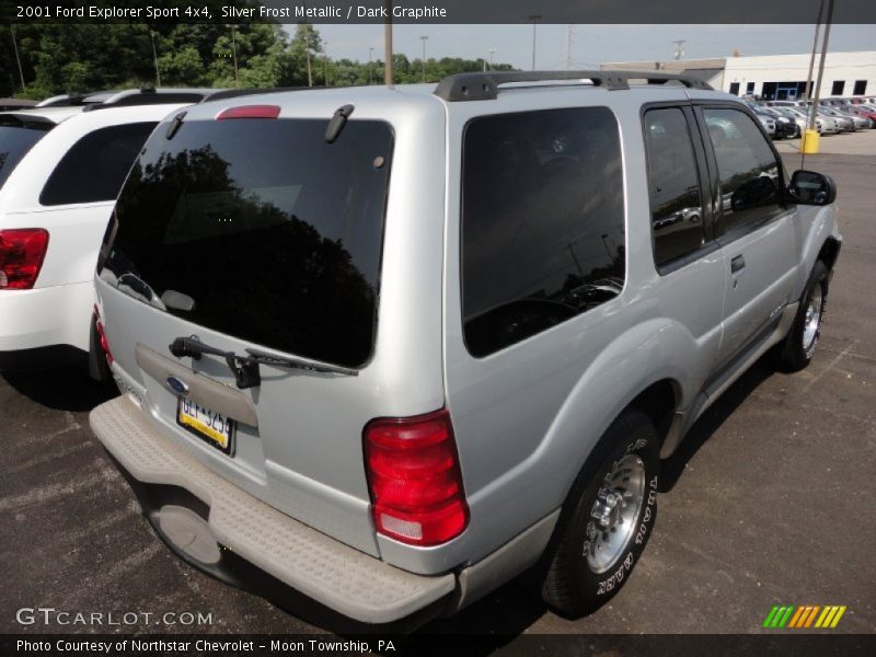 Silver Frost Metallic / Dark Graphite 2001 Ford Explorer Sport 4x4