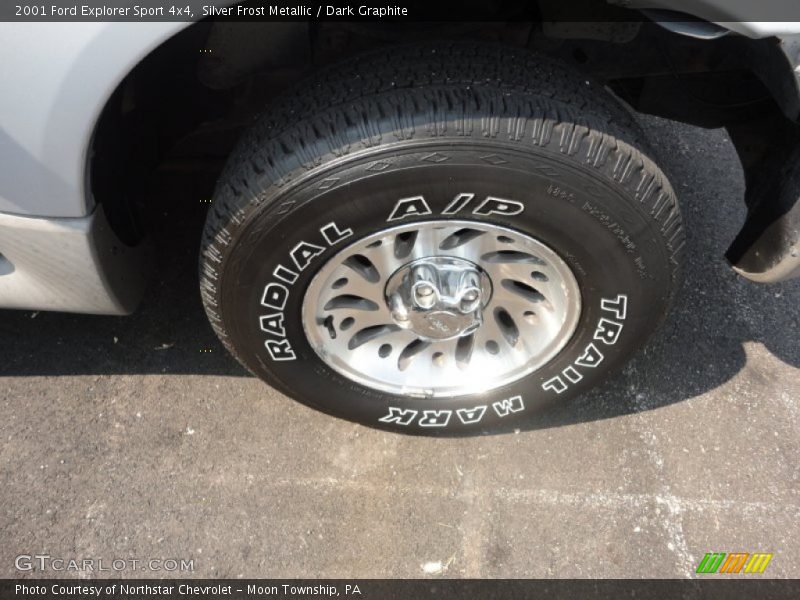 Silver Frost Metallic / Dark Graphite 2001 Ford Explorer Sport 4x4
