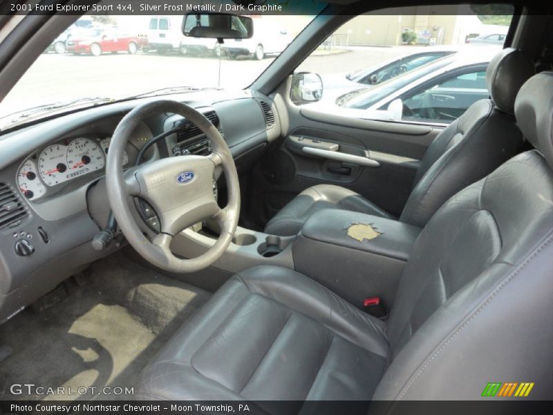 Silver Frost Metallic / Dark Graphite 2001 Ford Explorer Sport 4x4