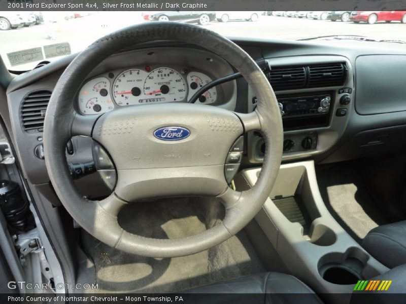 Silver Frost Metallic / Dark Graphite 2001 Ford Explorer Sport 4x4
