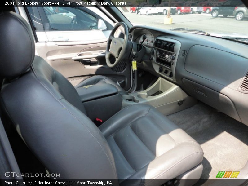 Silver Frost Metallic / Dark Graphite 2001 Ford Explorer Sport 4x4