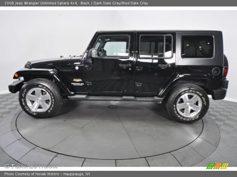Black / Dark Slate Gray/Med Slate Gray 2008 Jeep Wrangler Unlimited Sahara 4x4