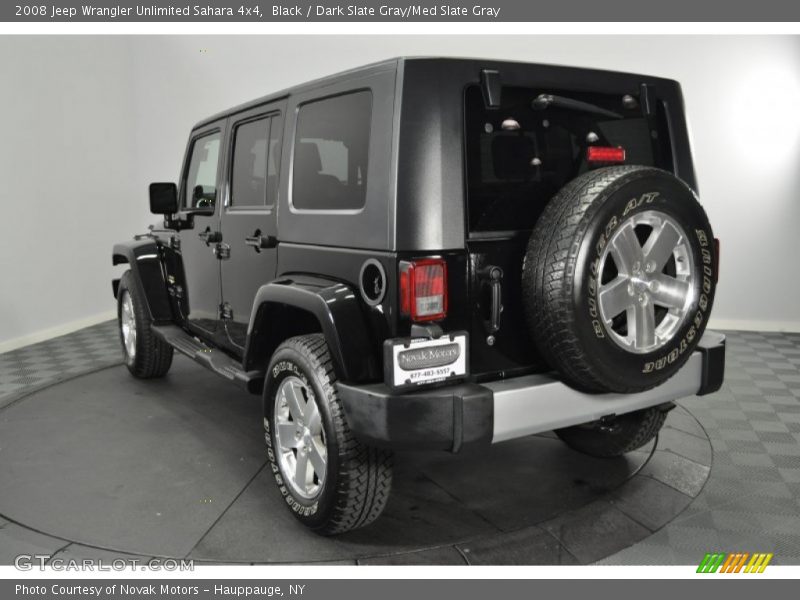 Black / Dark Slate Gray/Med Slate Gray 2008 Jeep Wrangler Unlimited Sahara 4x4