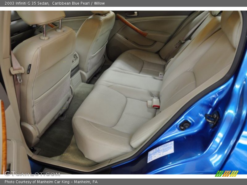 Caribbean Blue Pearl / Willow 2003 Infiniti G 35 Sedan