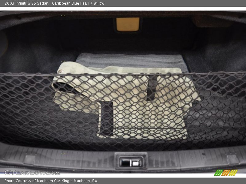 Caribbean Blue Pearl / Willow 2003 Infiniti G 35 Sedan
