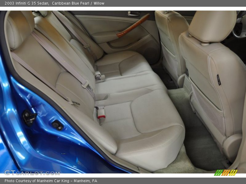 Caribbean Blue Pearl / Willow 2003 Infiniti G 35 Sedan