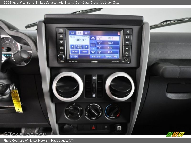 Black / Dark Slate Gray/Med Slate Gray 2008 Jeep Wrangler Unlimited Sahara 4x4