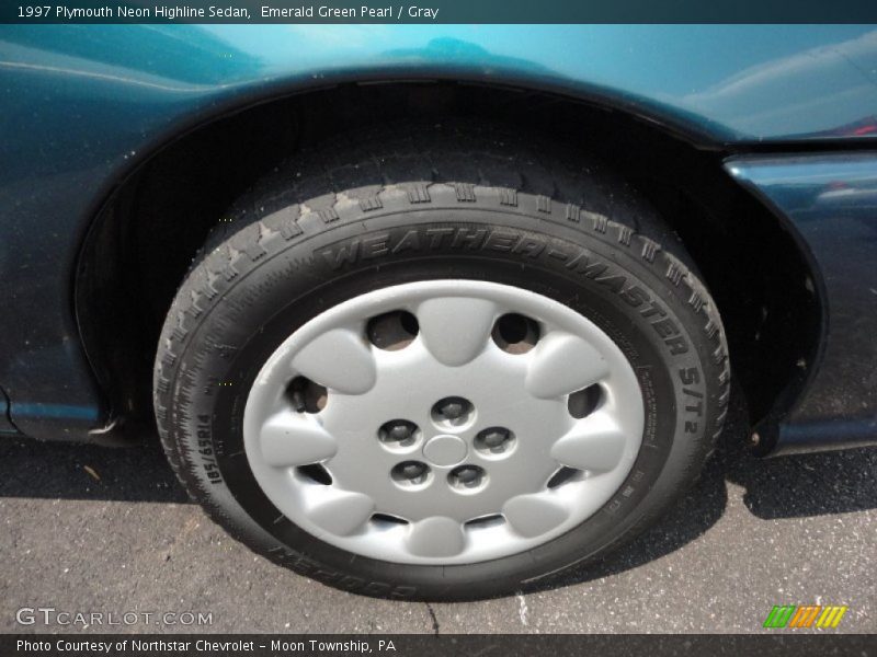Emerald Green Pearl / Gray 1997 Plymouth Neon Highline Sedan