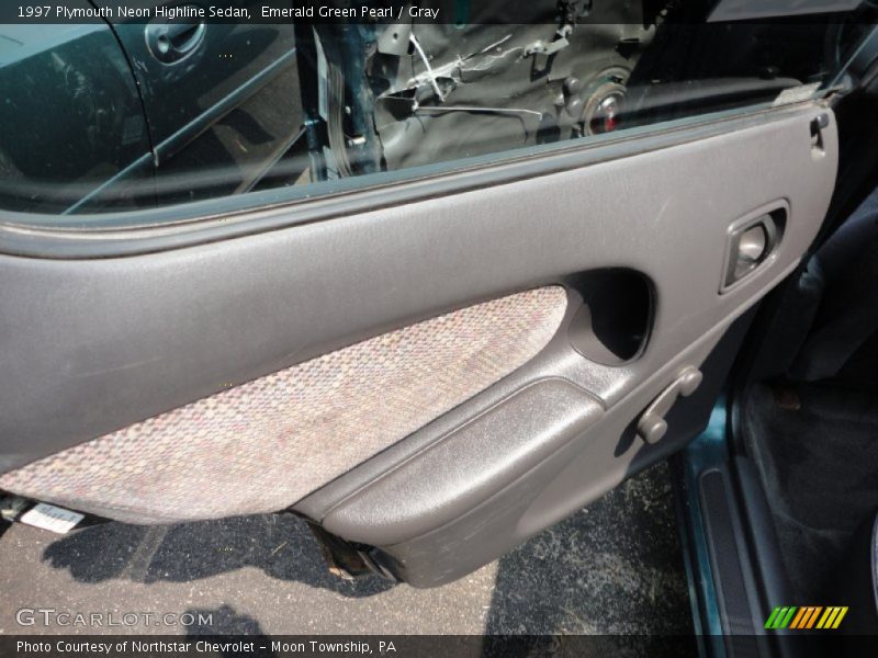 Emerald Green Pearl / Gray 1997 Plymouth Neon Highline Sedan