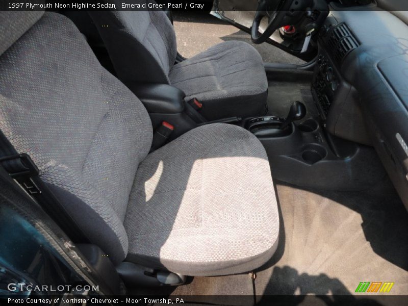 Emerald Green Pearl / Gray 1997 Plymouth Neon Highline Sedan